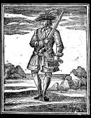 Calico Jack Reckham (1682-1720) an den die Worte "If you fought like a man, you need not be hanged like a dog" gerichtet sind